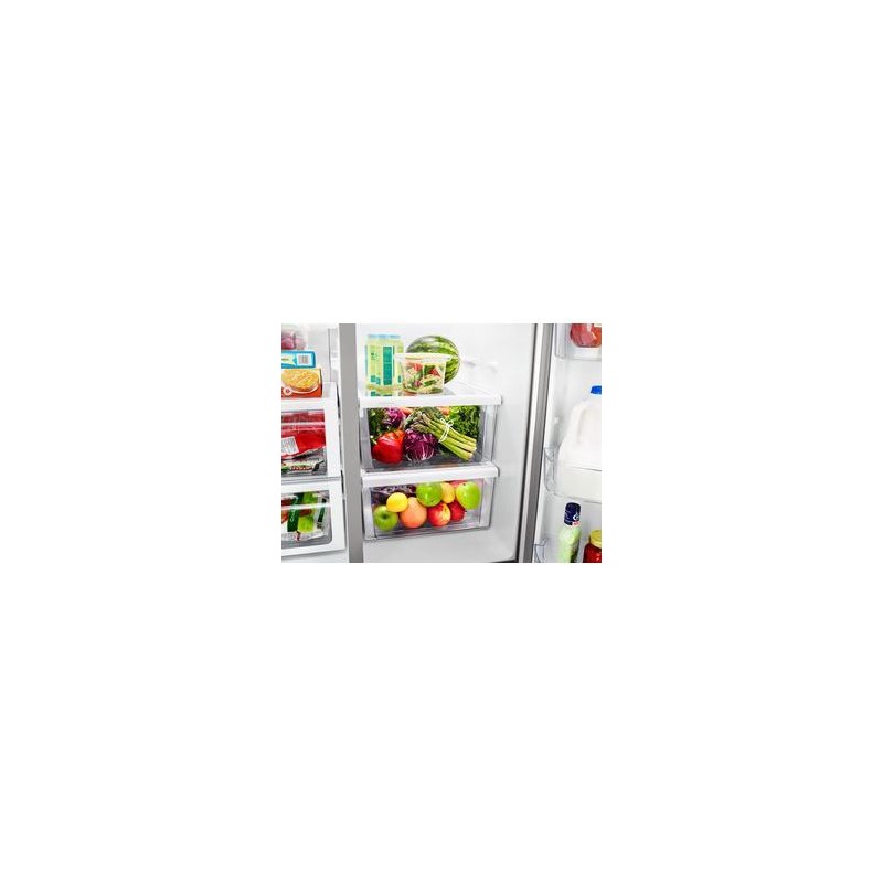 36inch Wide Counter Depth SidebySide Refrigerator 21 cu. ft