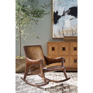 Leather Rocking Chair