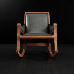 Leather Rocking Chair