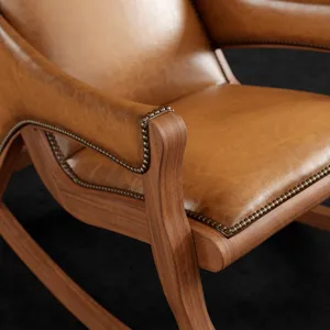 Leather Rocking Chair