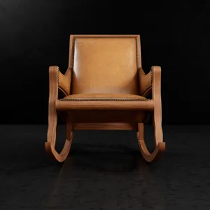 Leather Rocking Chair