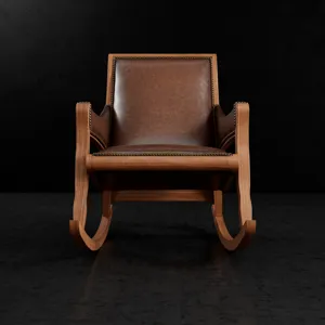 Leather Rocking Chair