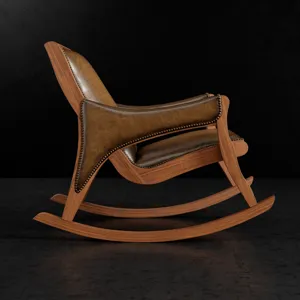 Leather Rocking Chair