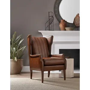 Leather Wing Chair