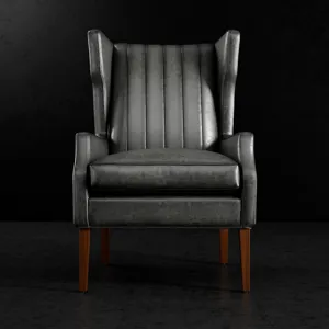 Leather Wing Chair