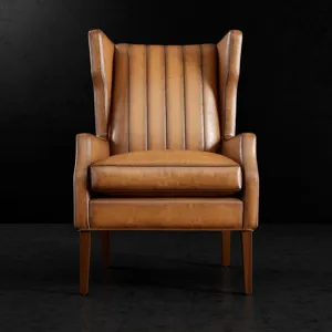 Leather Wing Chair