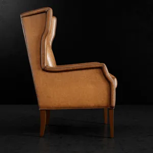 Leather Wing Chair