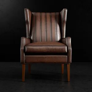 Leather Wing Chair
