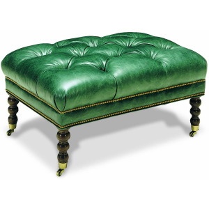 Leather Ottoman