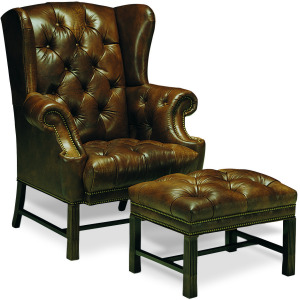 Leather Wing Chair