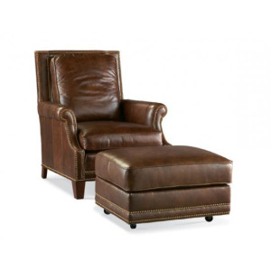 Leather Ottoman