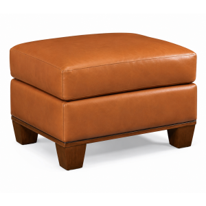 Leather Ottoman