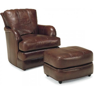 Leather Ottoman