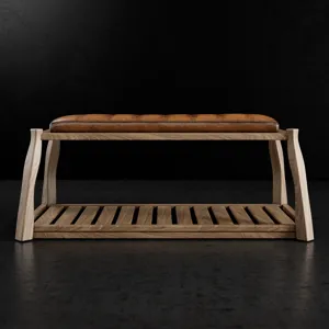 Leather Bench