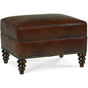 Leather Ottoman