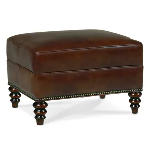 Leather Ottoman