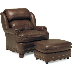 Leather Ottoman