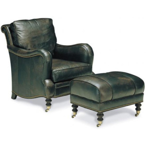 Leather Ottoman