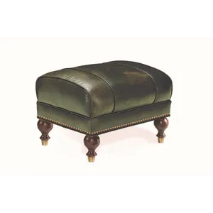 Leather Ottoman