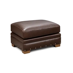 Leather Ottoman