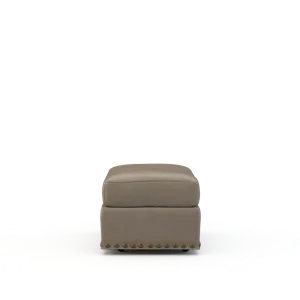 Leather Ottoman