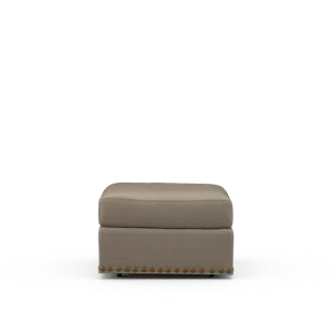 Leather Ottoman