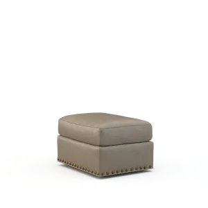 Leather Ottoman