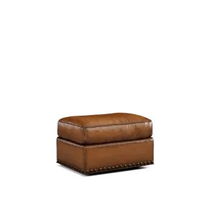 Leather Ottoman