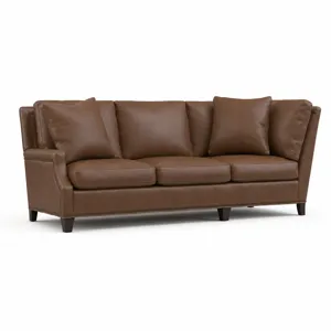Leather Right Arm Sofa