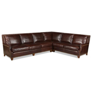 Leather Left Arm Loveseat