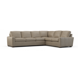Leather Right Arm Sofa