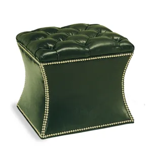 Leather Ottoman