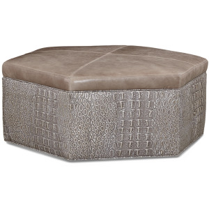 Leather Ottoman