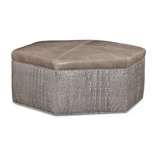 Leather Ottoman