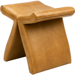 Leather Ottoman