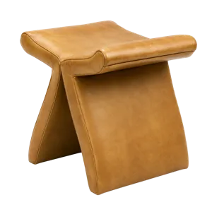 Leather Ottoman