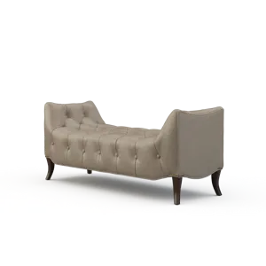 Leather Ottoman