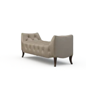 Leather Ottoman