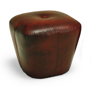 Leather Ottoman