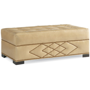 Leather Ottoman