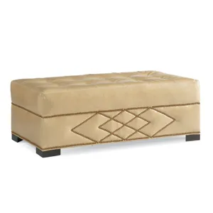 Leather Ottoman