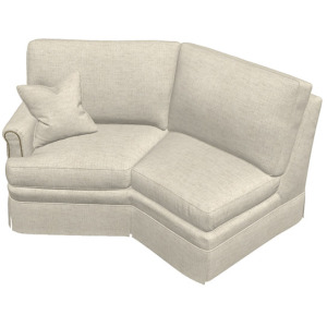 Leather Sectional Left Arm Angle Loveseat