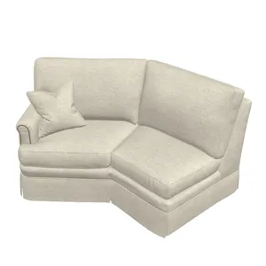 Leather Sectional Left Arm Angle Loveseat