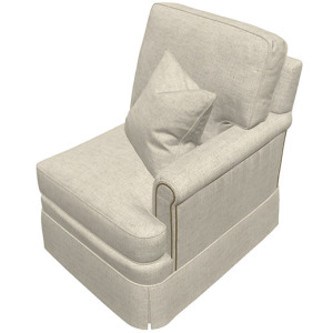 Leather Sectional Right Arm Chair