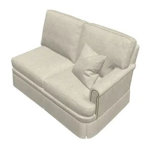 Leather Sectional Right Arm Loveseat