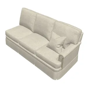 Leather Sectional Right Arm Sofa