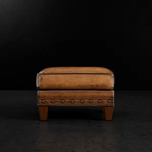 Leather Ottoman