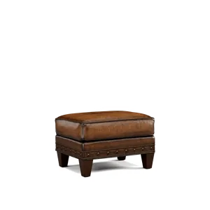 Leather Ottoman