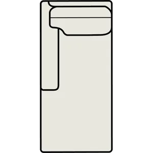 Leather Left Arm Chaise