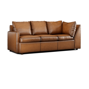 Leather Left Arm Sofa